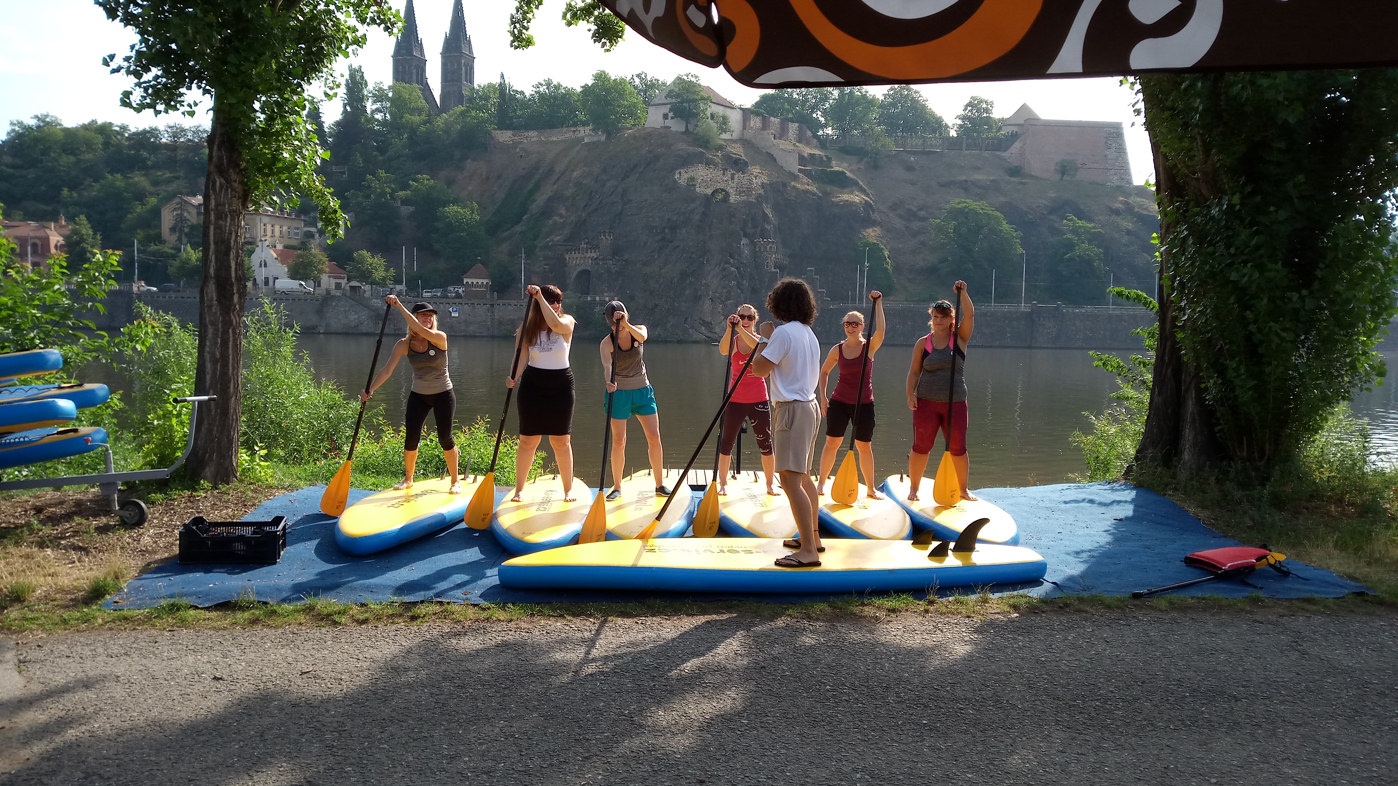 Intenzivní kurz paddleboardingu, "učení - mučení"  za 790 Kč